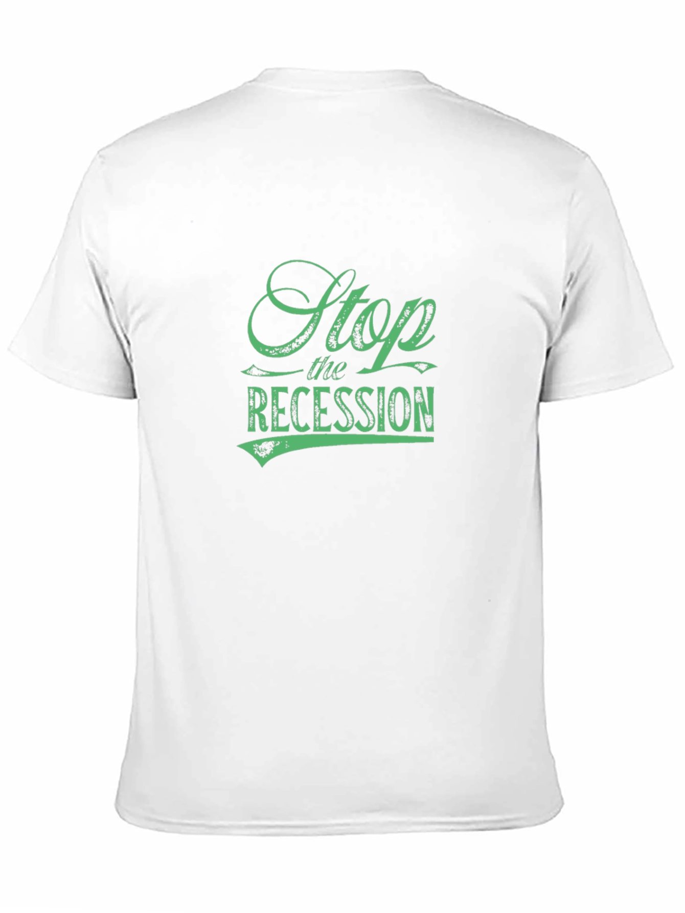 Stop the Recession Graphic Tee - Black