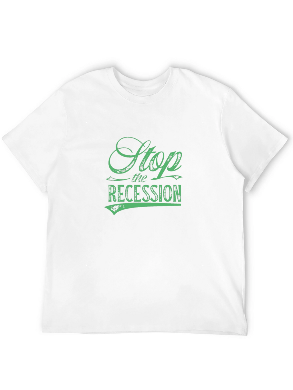 Stop the Recession Graphic Tee - Black