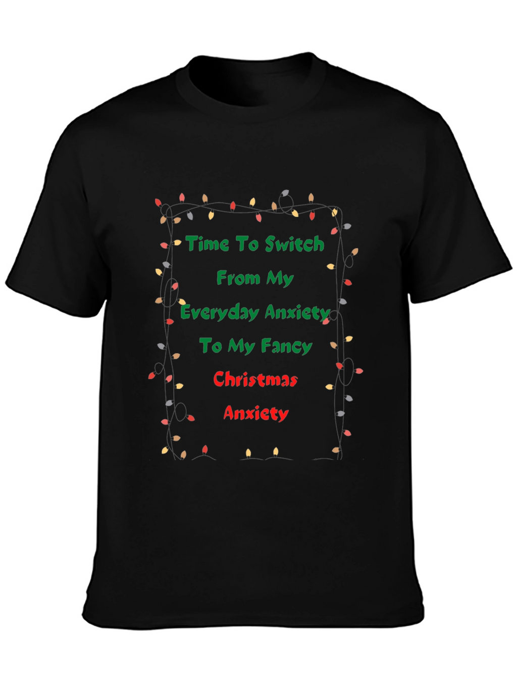 Funny Christmas Anxiety T-Shirt