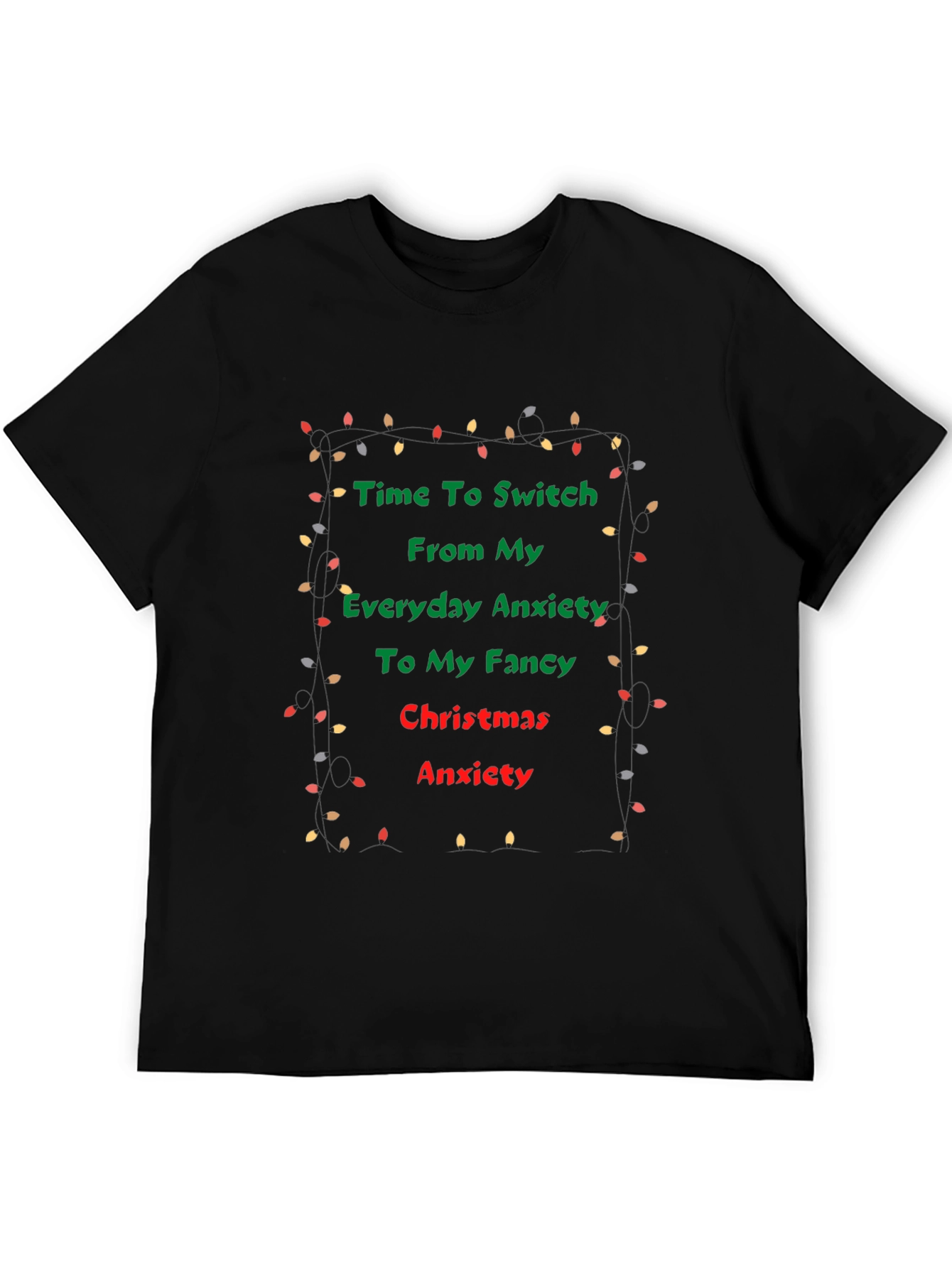 Funny Christmas Anxiety T-Shirt