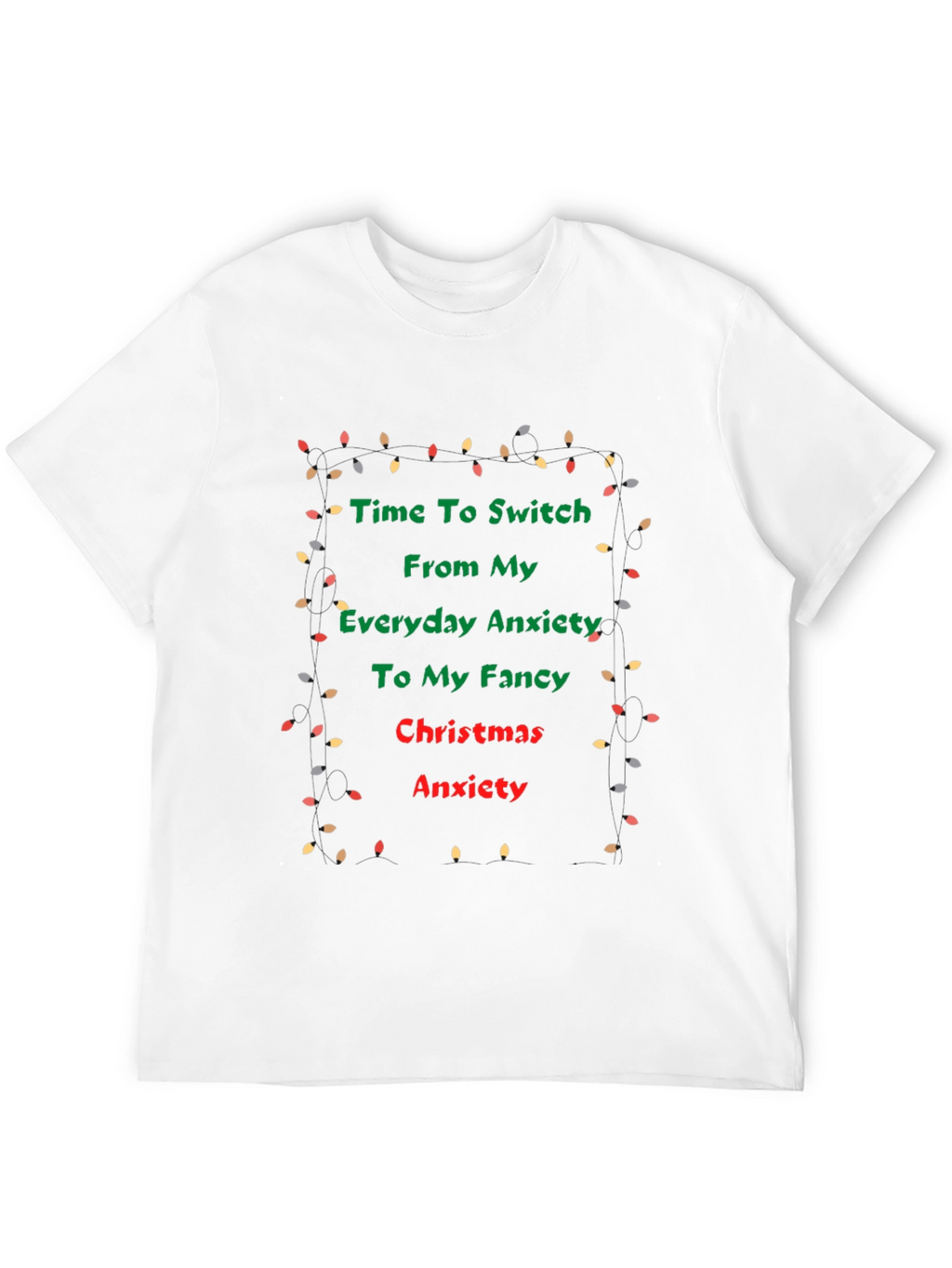 Funny Christmas Anxiety T-Shirt