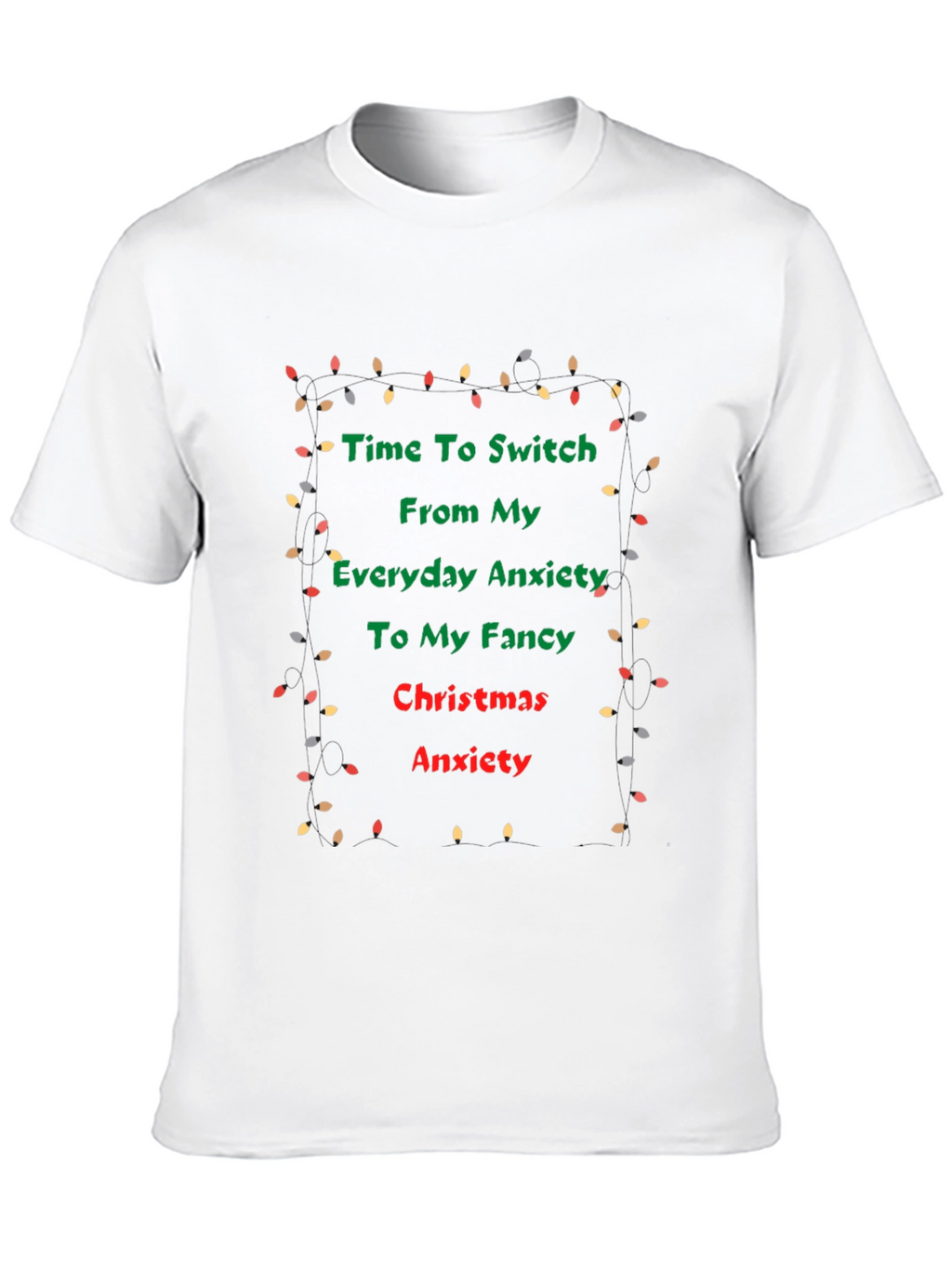 Funny Christmas Anxiety T-Shirt