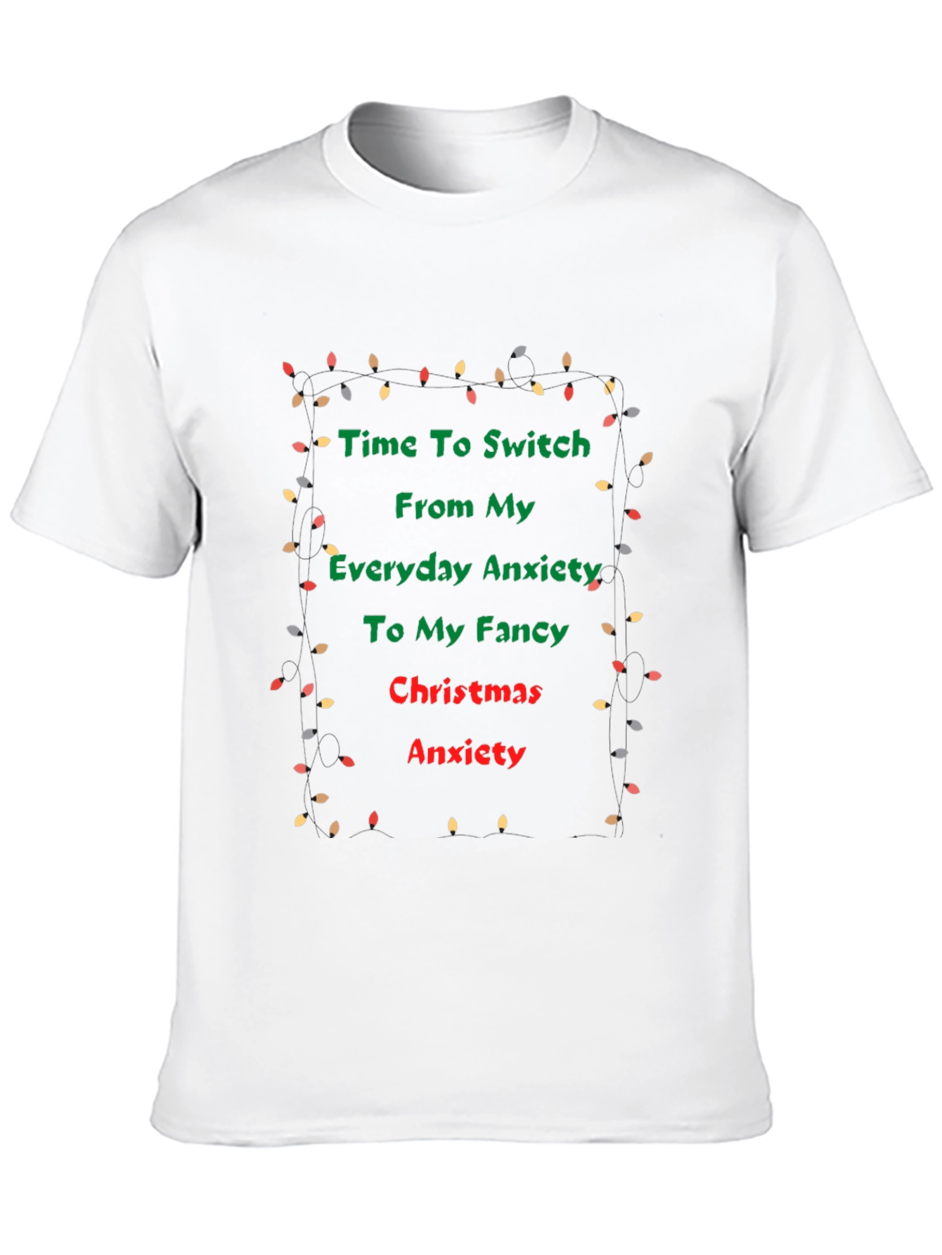 Funny Christmas Anxiety T-Shirt