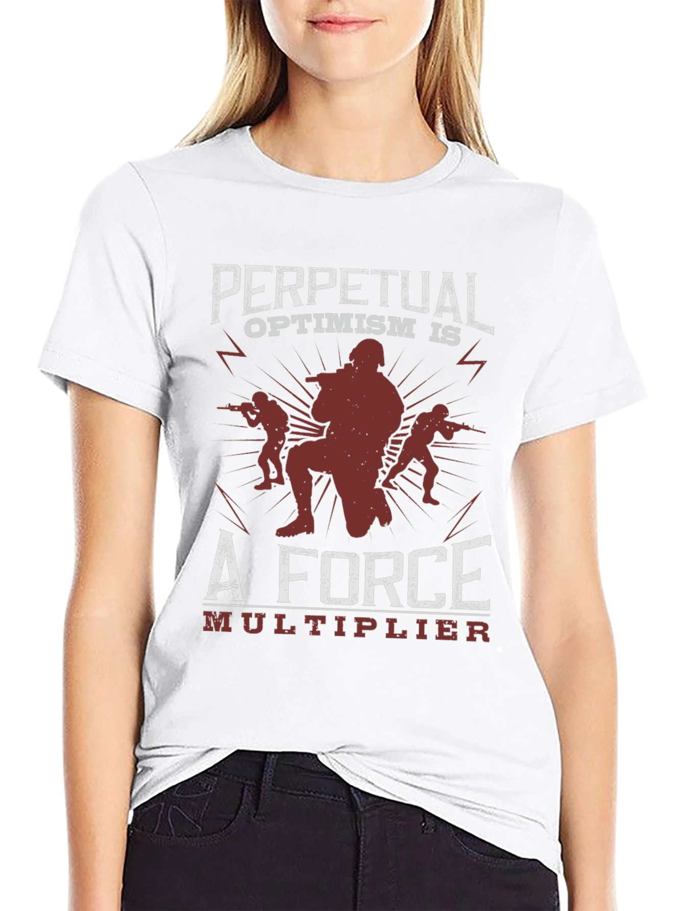 Perpetual Optimism Force Multiplier Graphic Tee