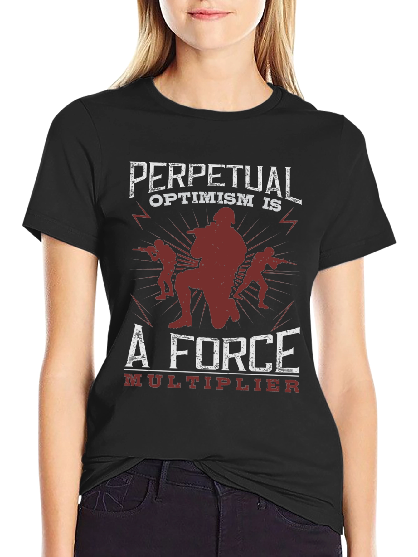 Perpetual Optimism Force Multiplier Graphic Tee