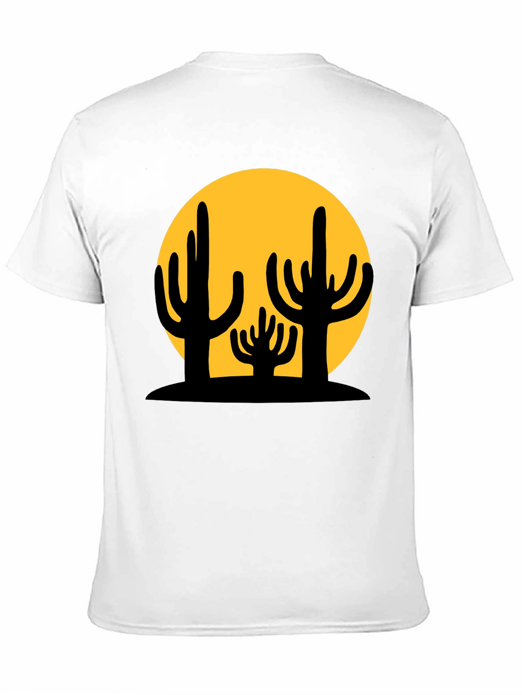 Cactus Graphic Black T-Shirt