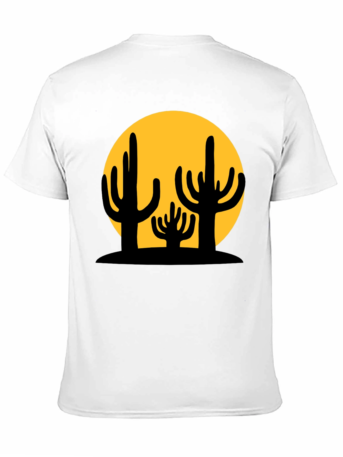 Cactus Graphic Black T-Shirt