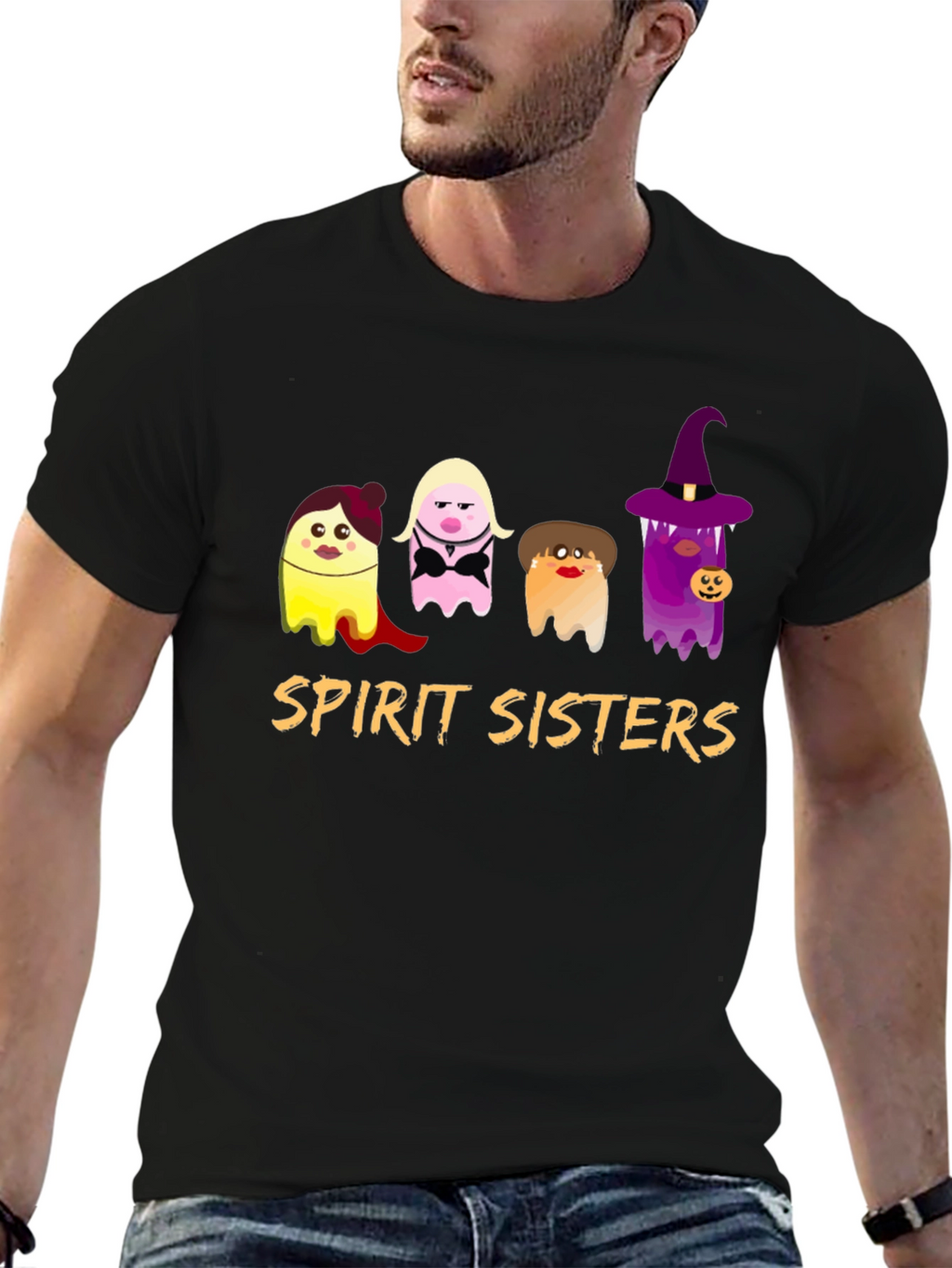 Spirit Sisters Halloween T-Shirt