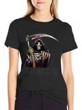 Grim Reaper Graphic Tee - Youre Mine T-Shirt