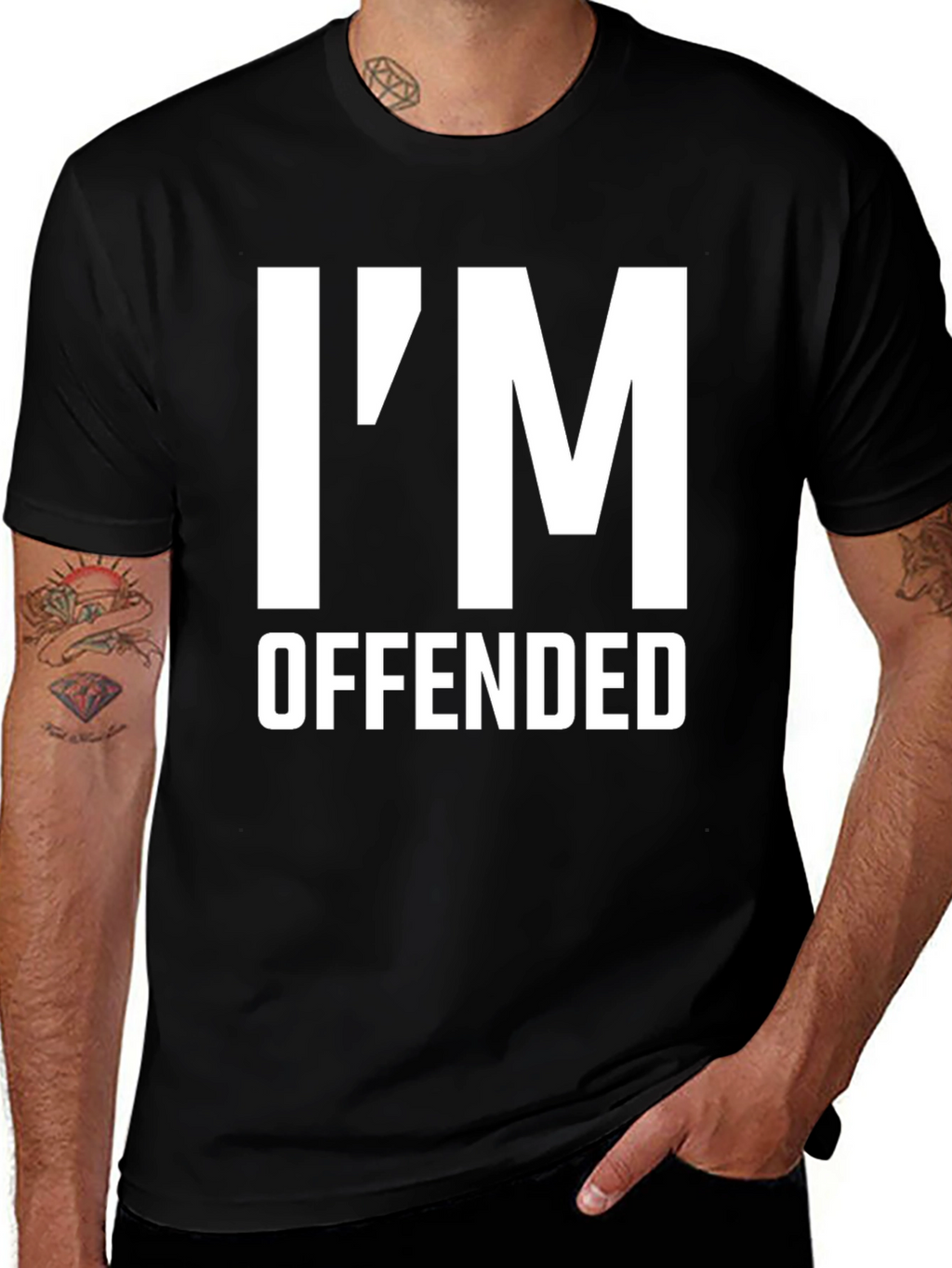 Im Offended Sarcastic Graphic T-Shirt