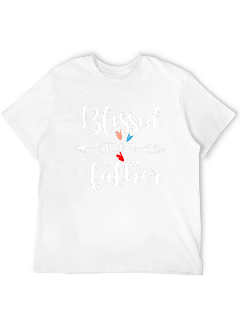 Blessed Father Est 2017 Graphic Tee