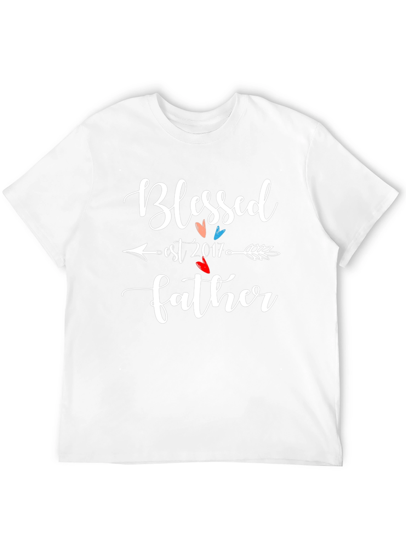 Blessed Father Est 2017 Graphic Tee