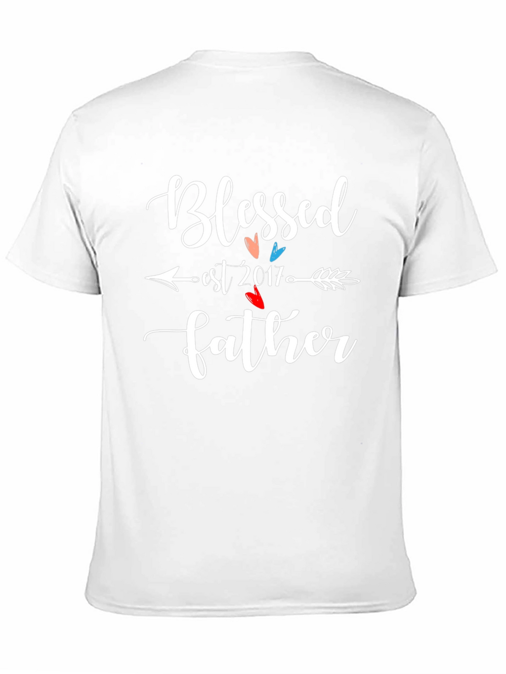 Blessed Father Est 2017 Graphic Tee