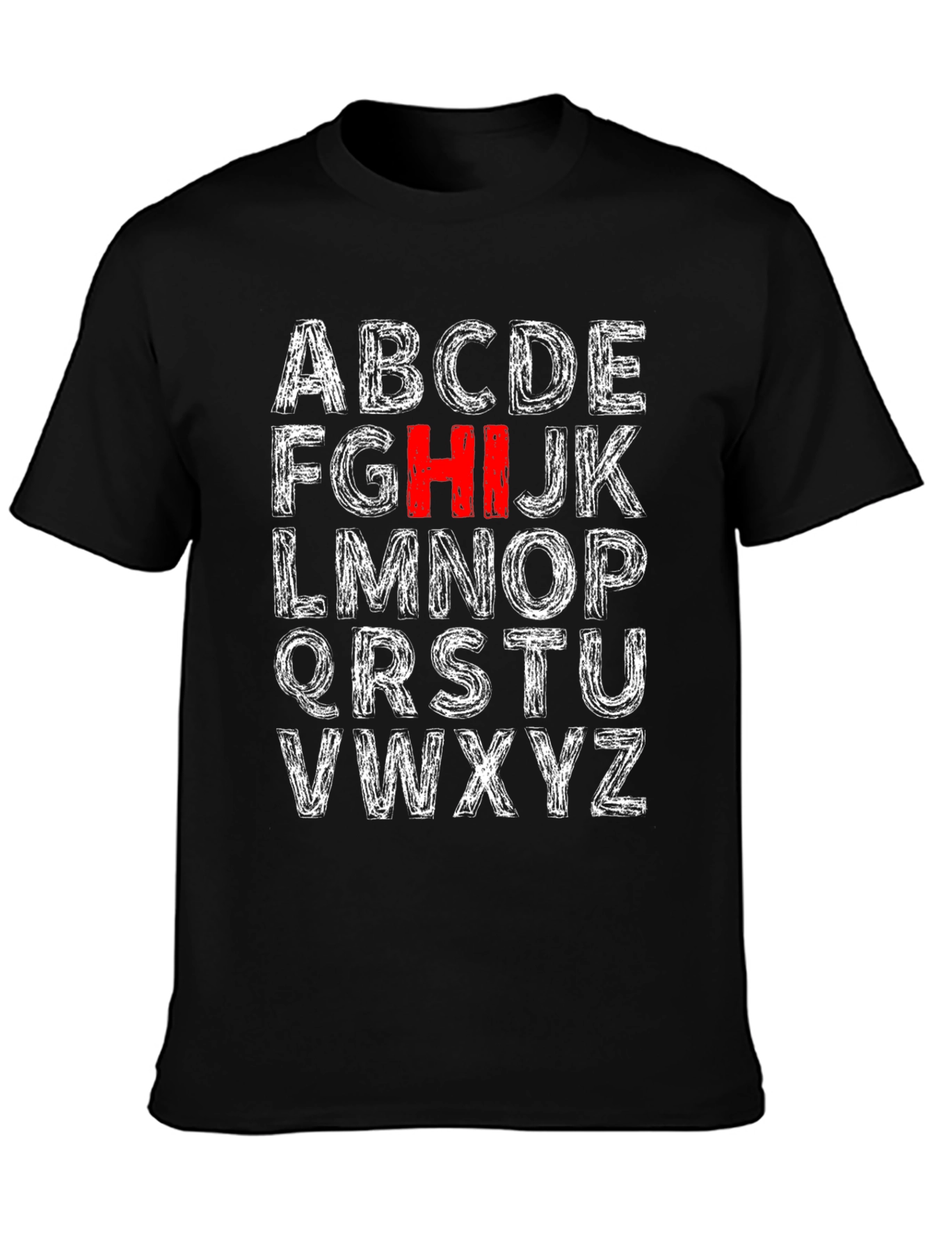 Alphabet Initial T-Shirt - HI Stands Out!