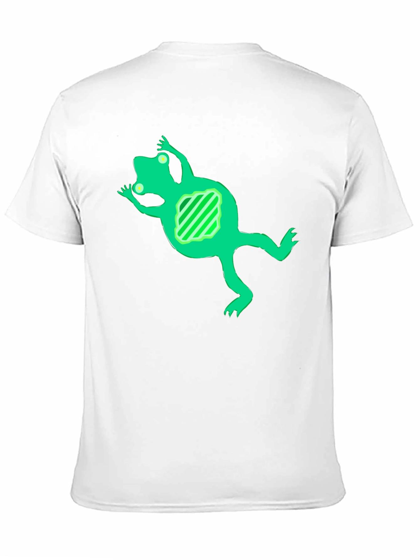 Cool Frog Graphic Tee - Black Cotton Blend
