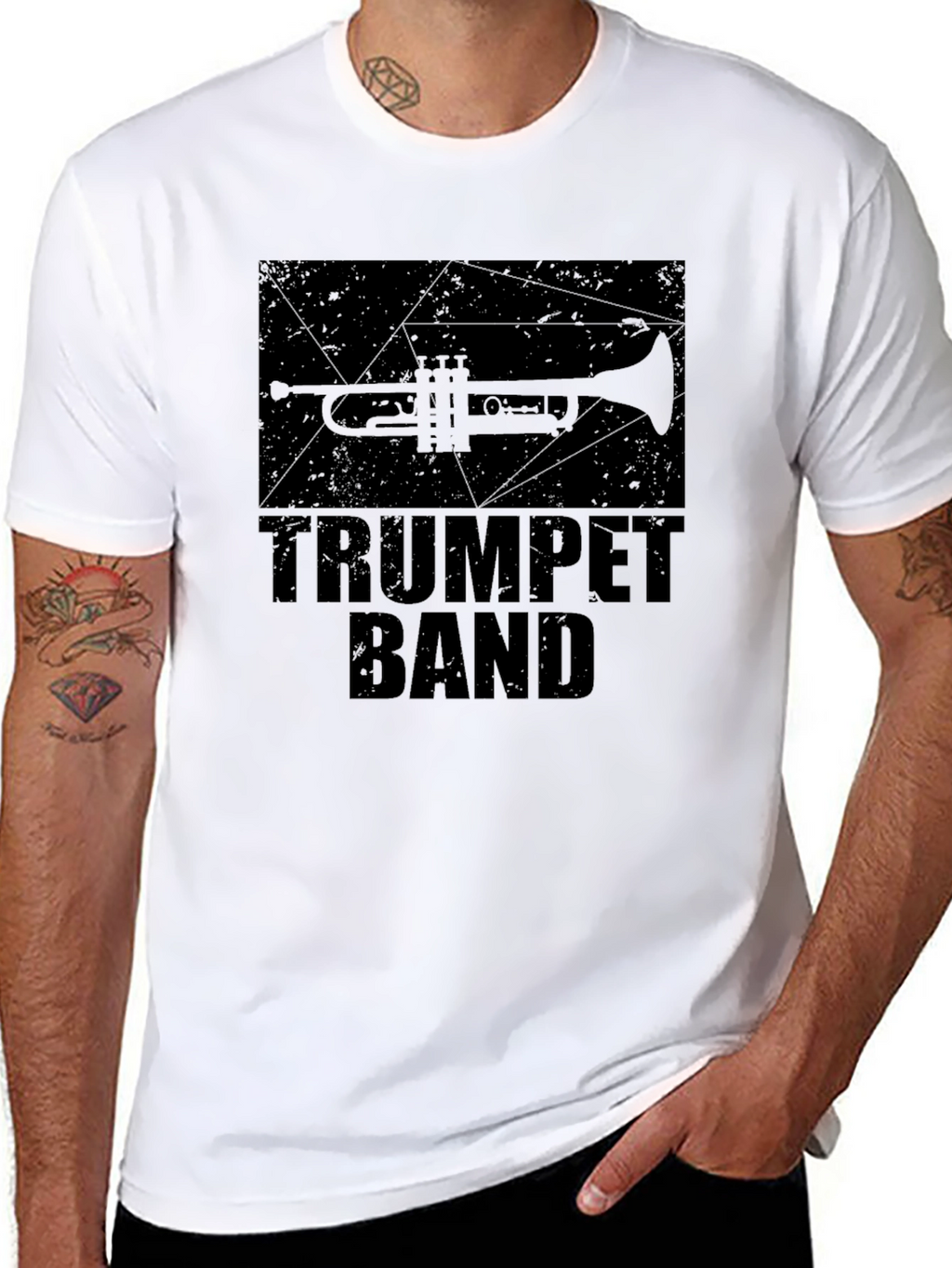 Trumpet Band Graphic T-Shirt