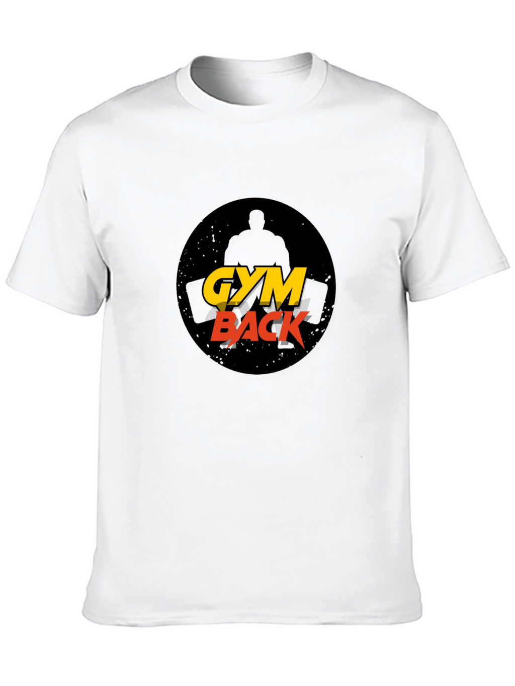 Gym Back Black T-Shirt Fitness Apparel