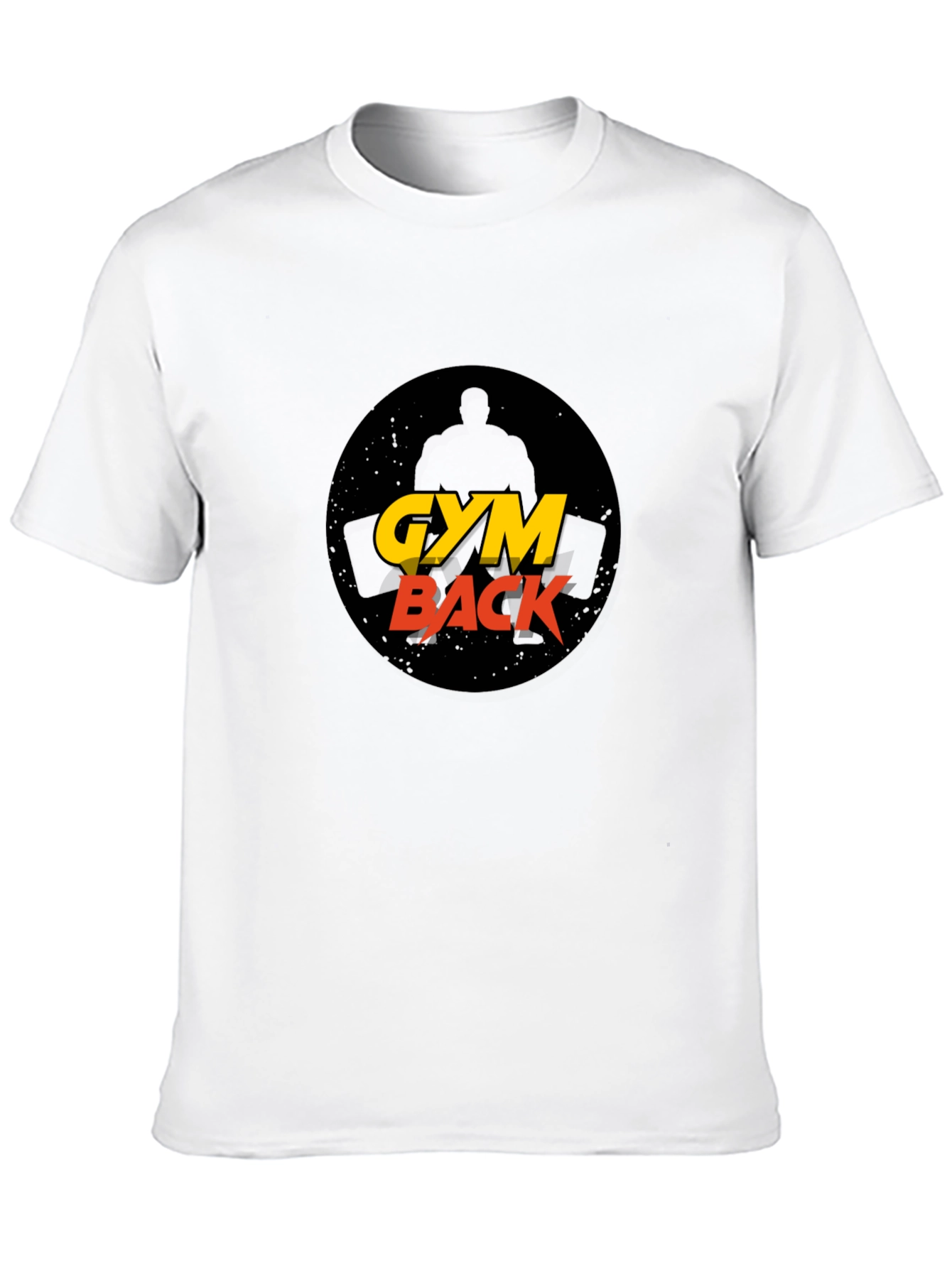 Gym Back Black T-Shirt Fitness Apparel