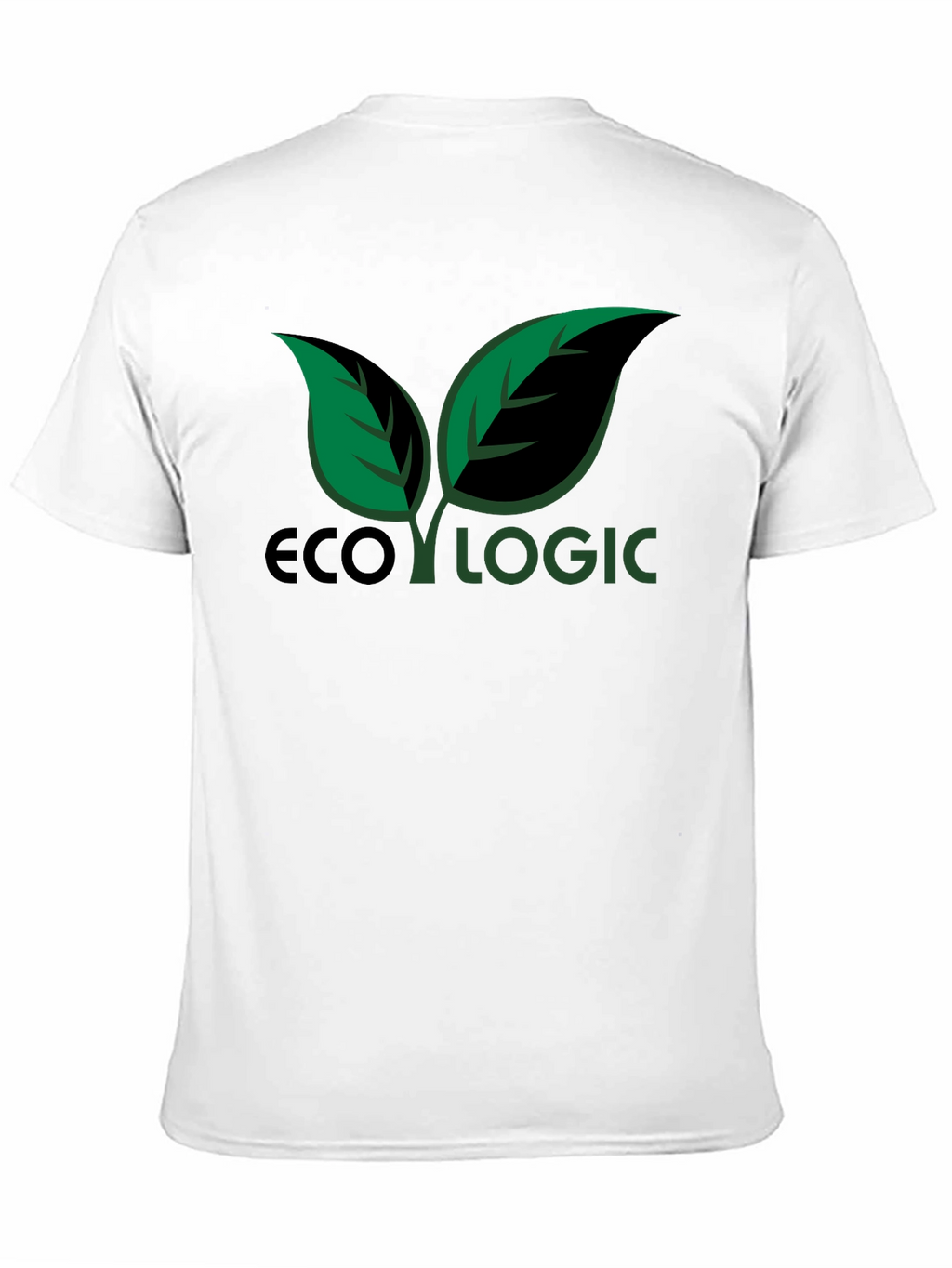 Eco Logic Graphic T-Shirt - Green Leaves Design