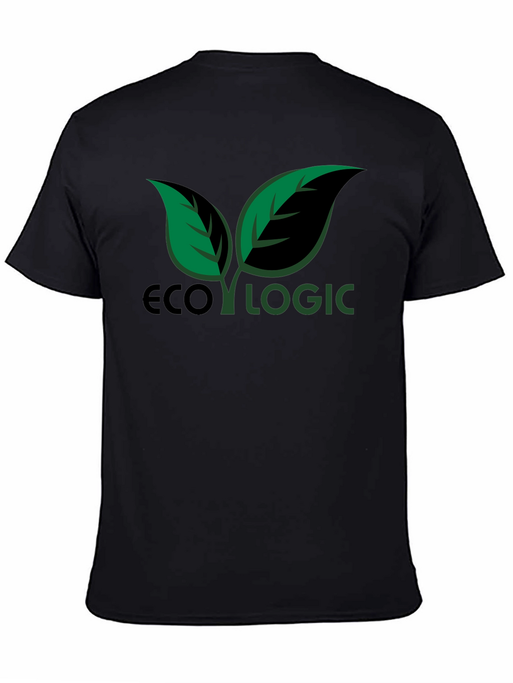 Eco Logic Graphic T-Shirt - Green Leaves Design