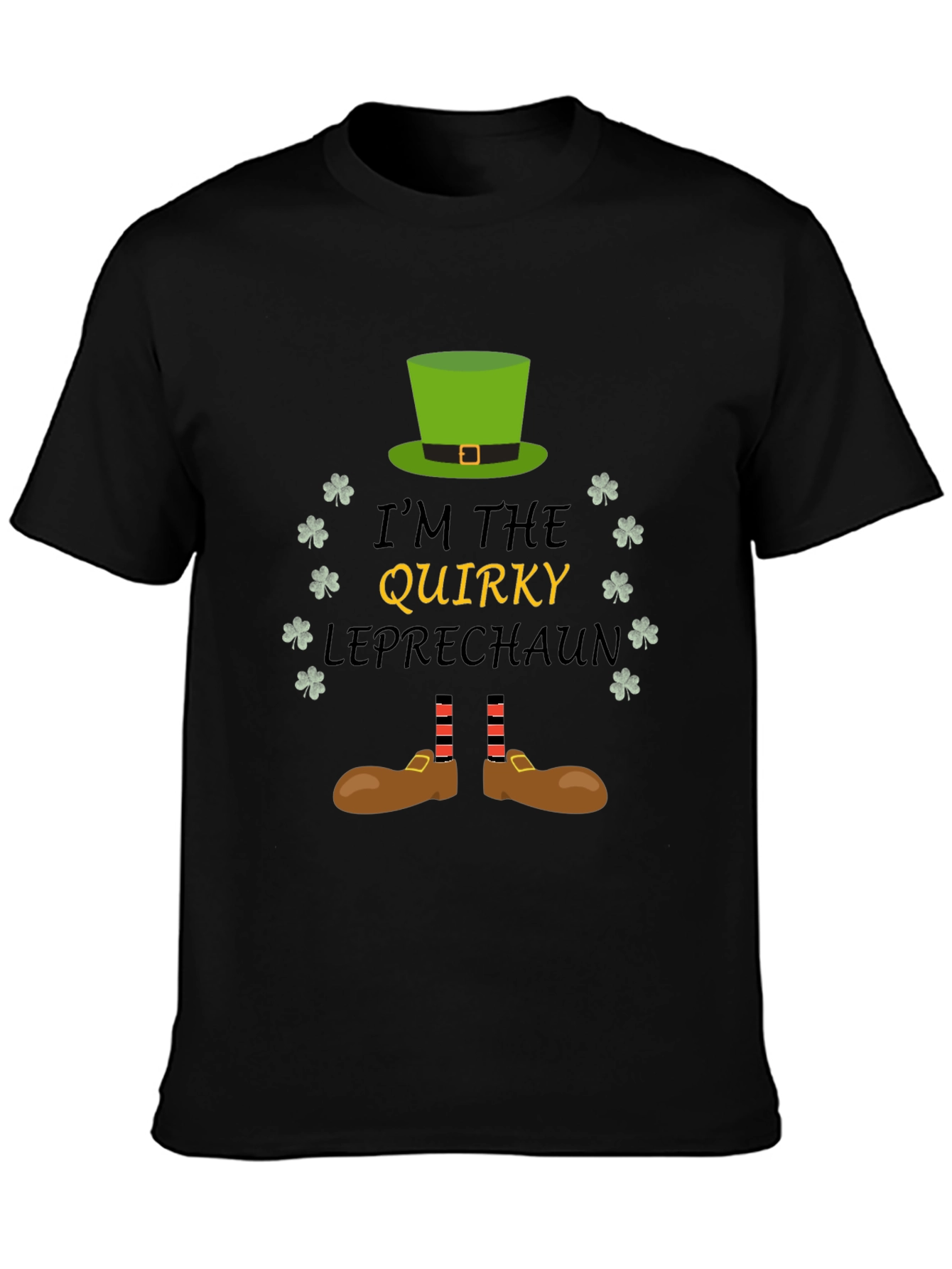 Quirky Leprechaun St. Patricks Day Graphic Tee
