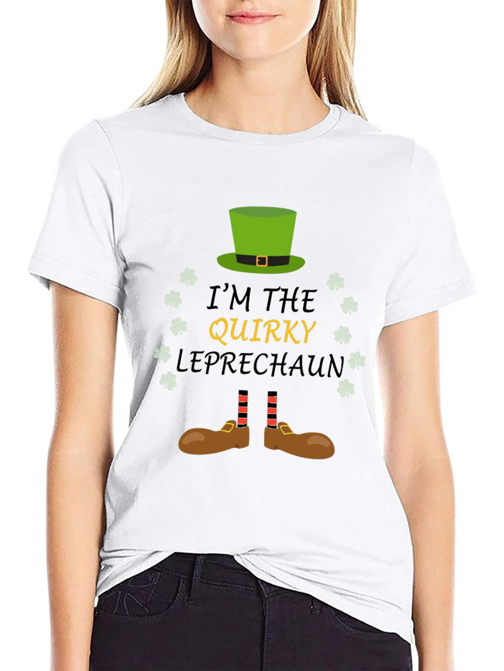 Quirky Leprechaun St. Patricks Day Graphic Tee