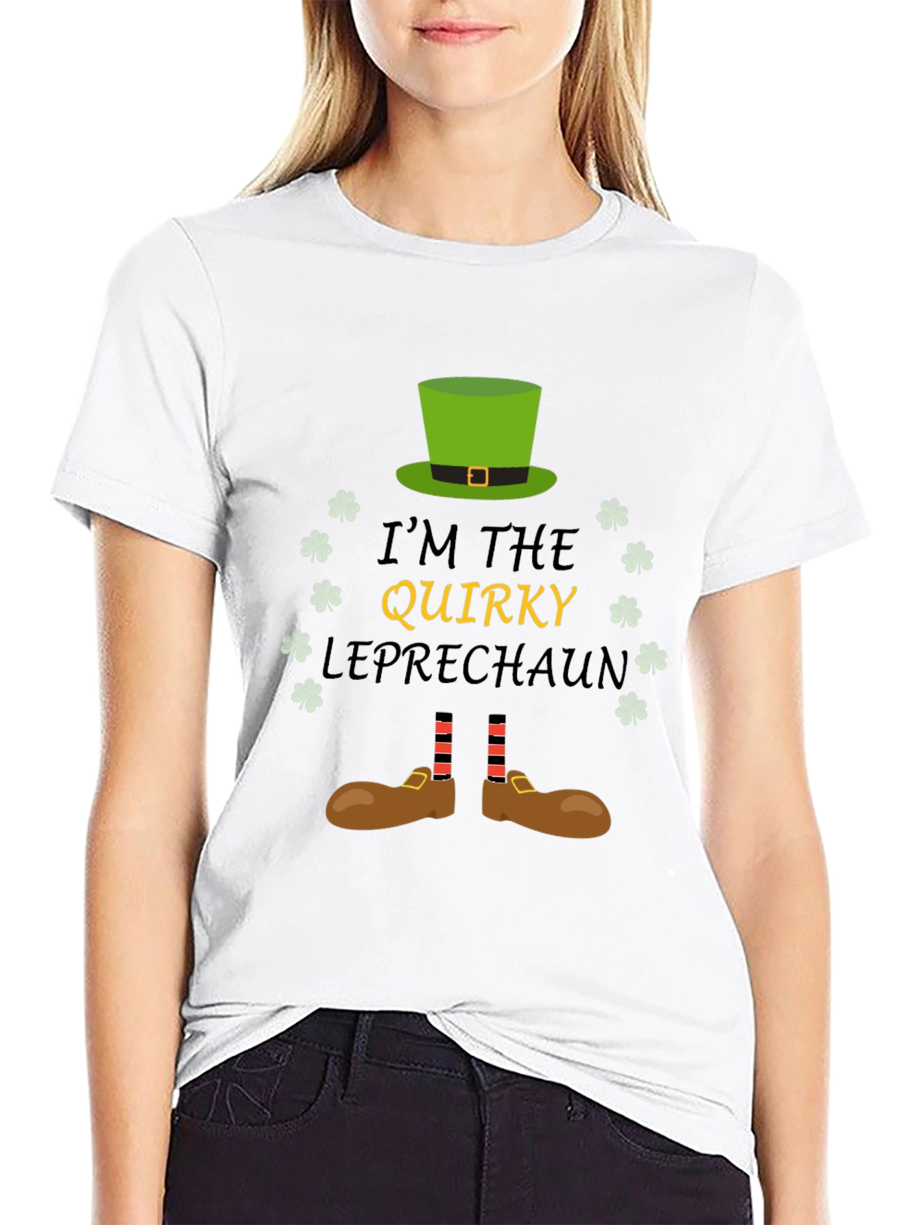 Quirky Leprechaun St. Patricks Day Graphic Tee