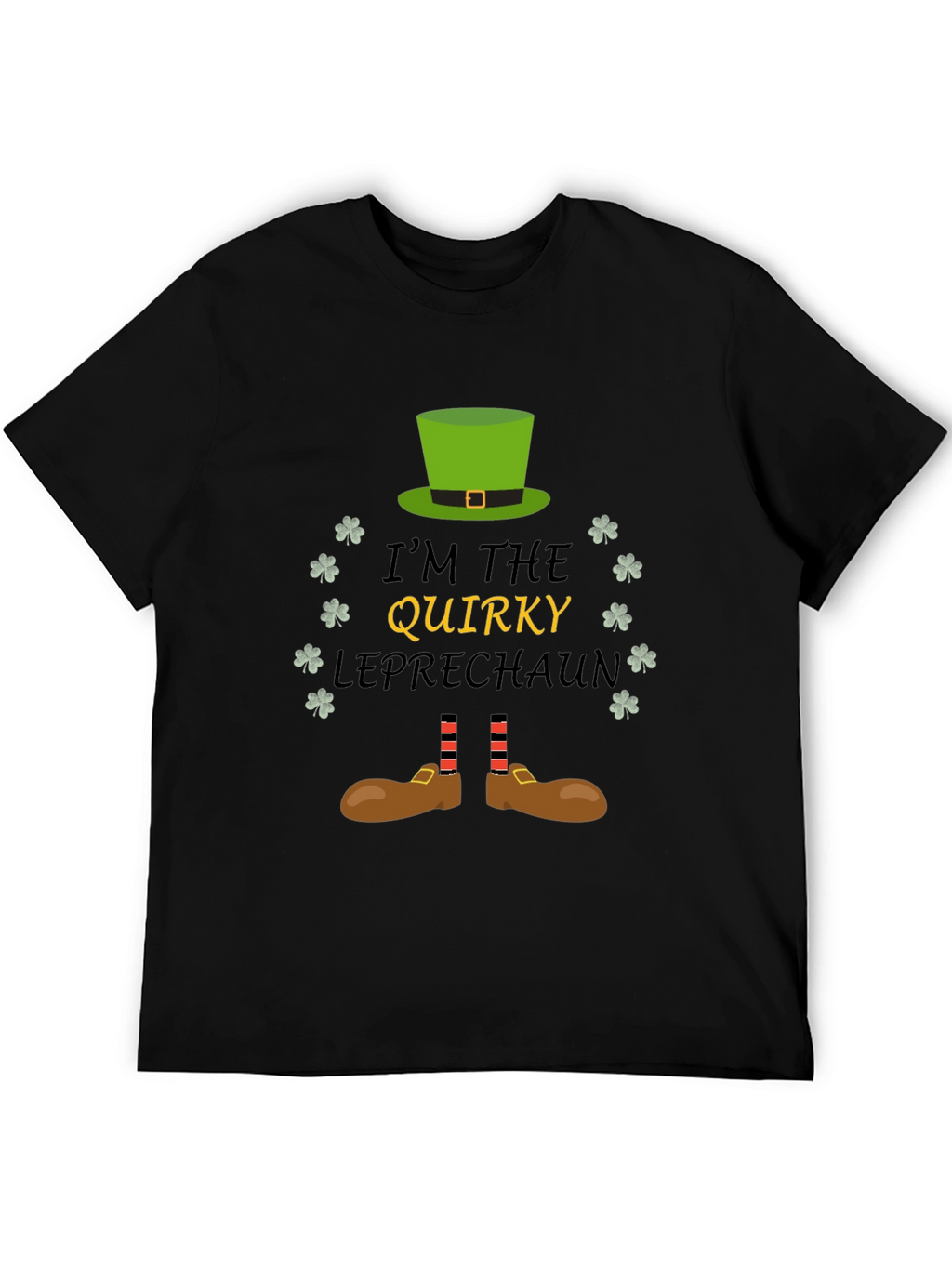 Quirky Leprechaun St. Patricks Day Graphic Tee
