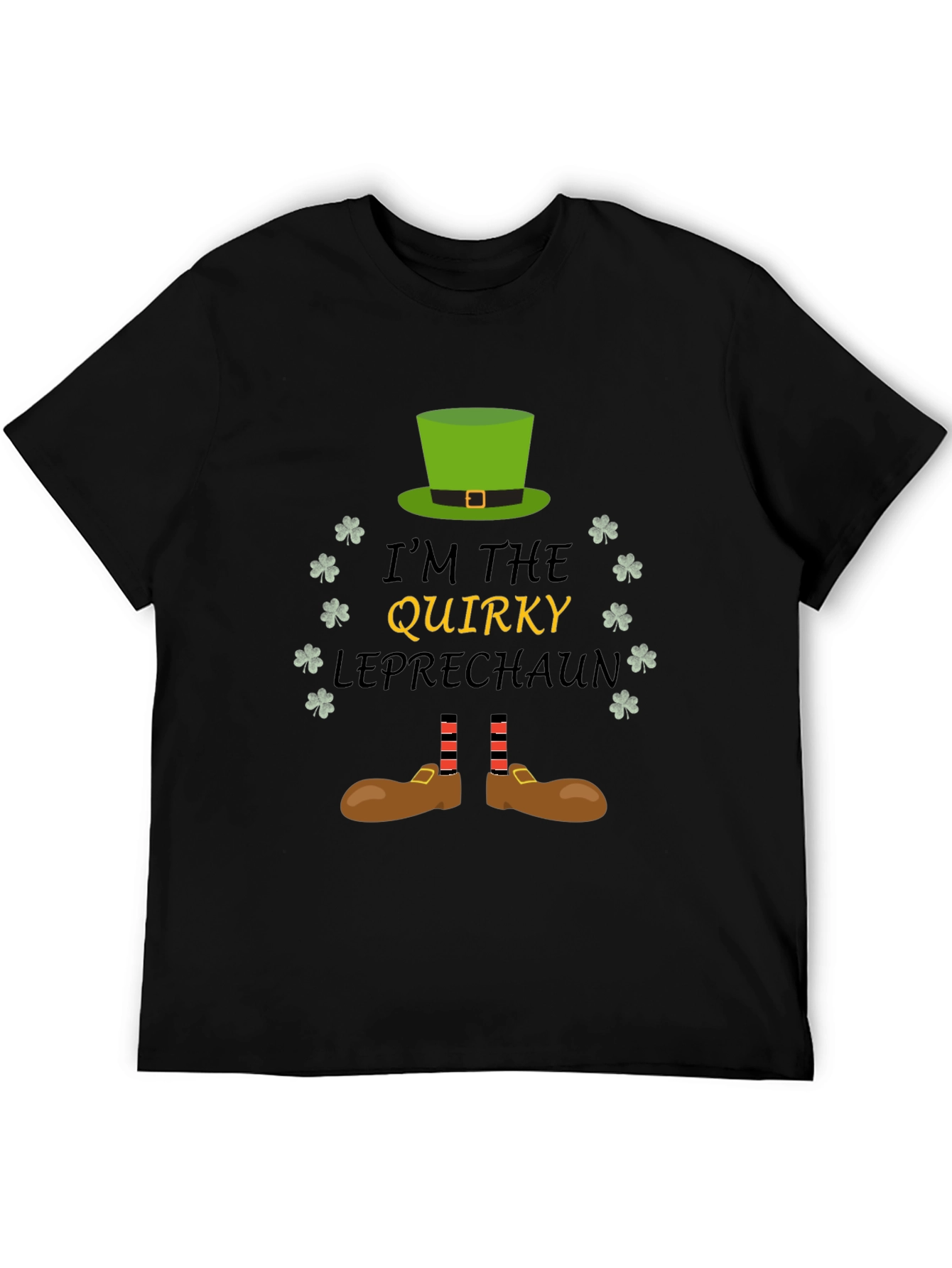 Quirky Leprechaun St. Patricks Day Graphic Tee