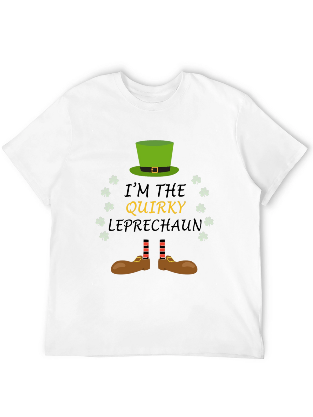 Quirky Leprechaun St. Patricks Day Graphic Tee