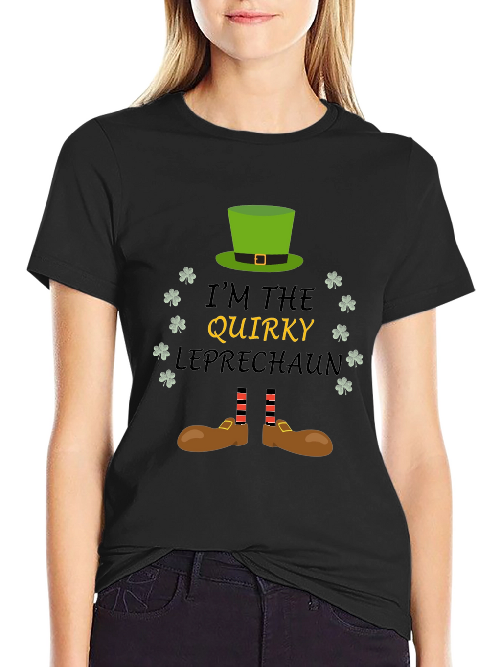 Quirky Leprechaun St. Patricks Day Graphic Tee