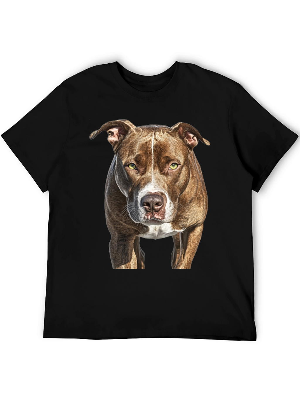 Pitbull Dog Graphic Tee - Classic Black T-Shirt