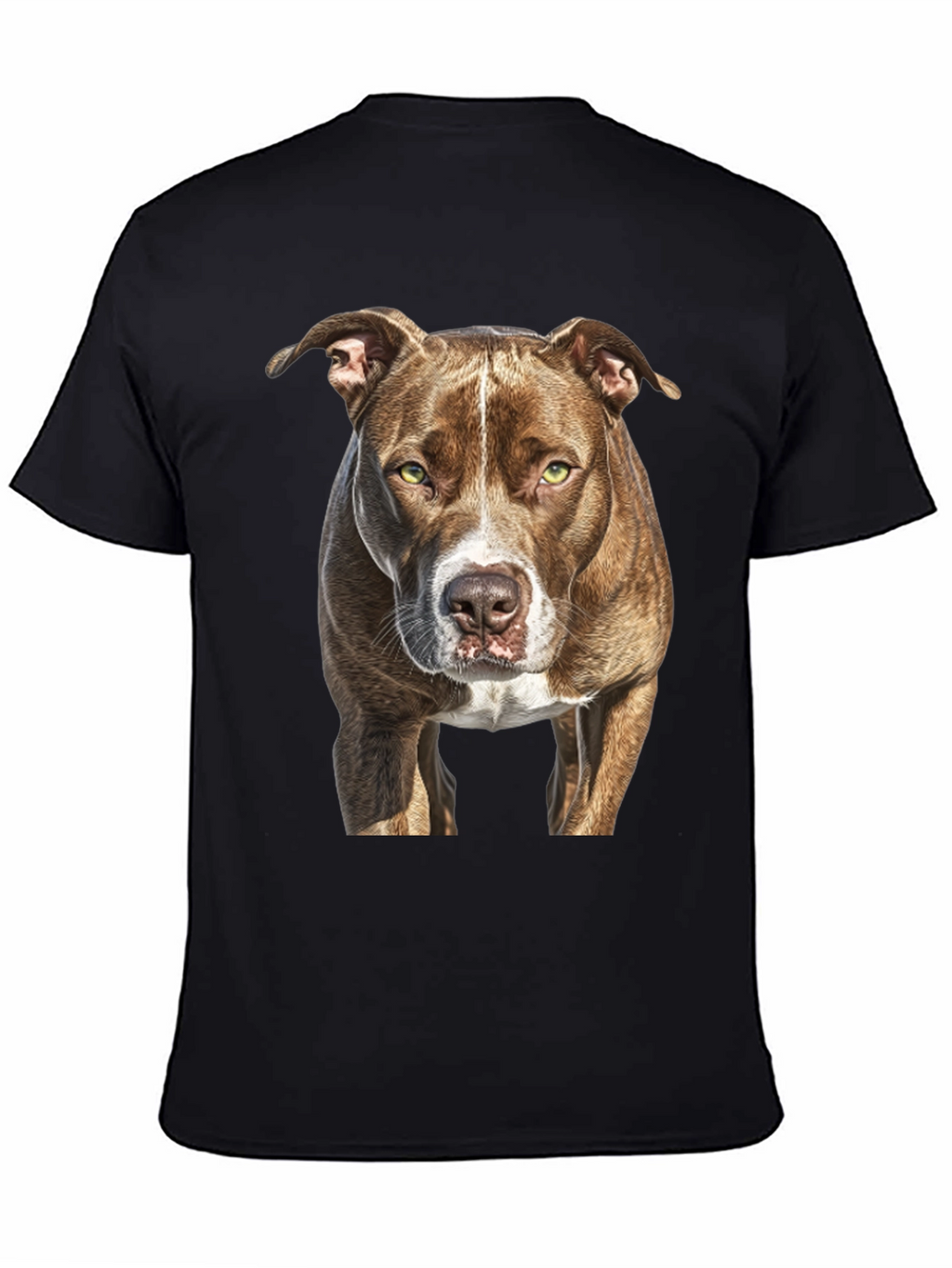 Pitbull Dog Graphic Tee - Classic Black T-Shirt