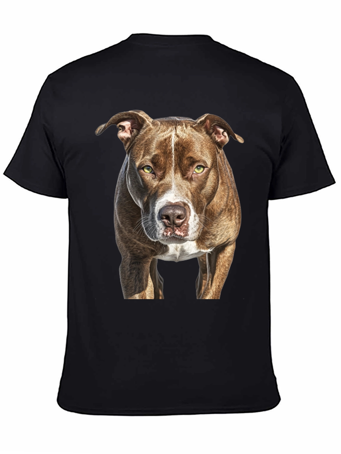 Pitbull Dog Graphic Tee - Classic Black T-Shirt