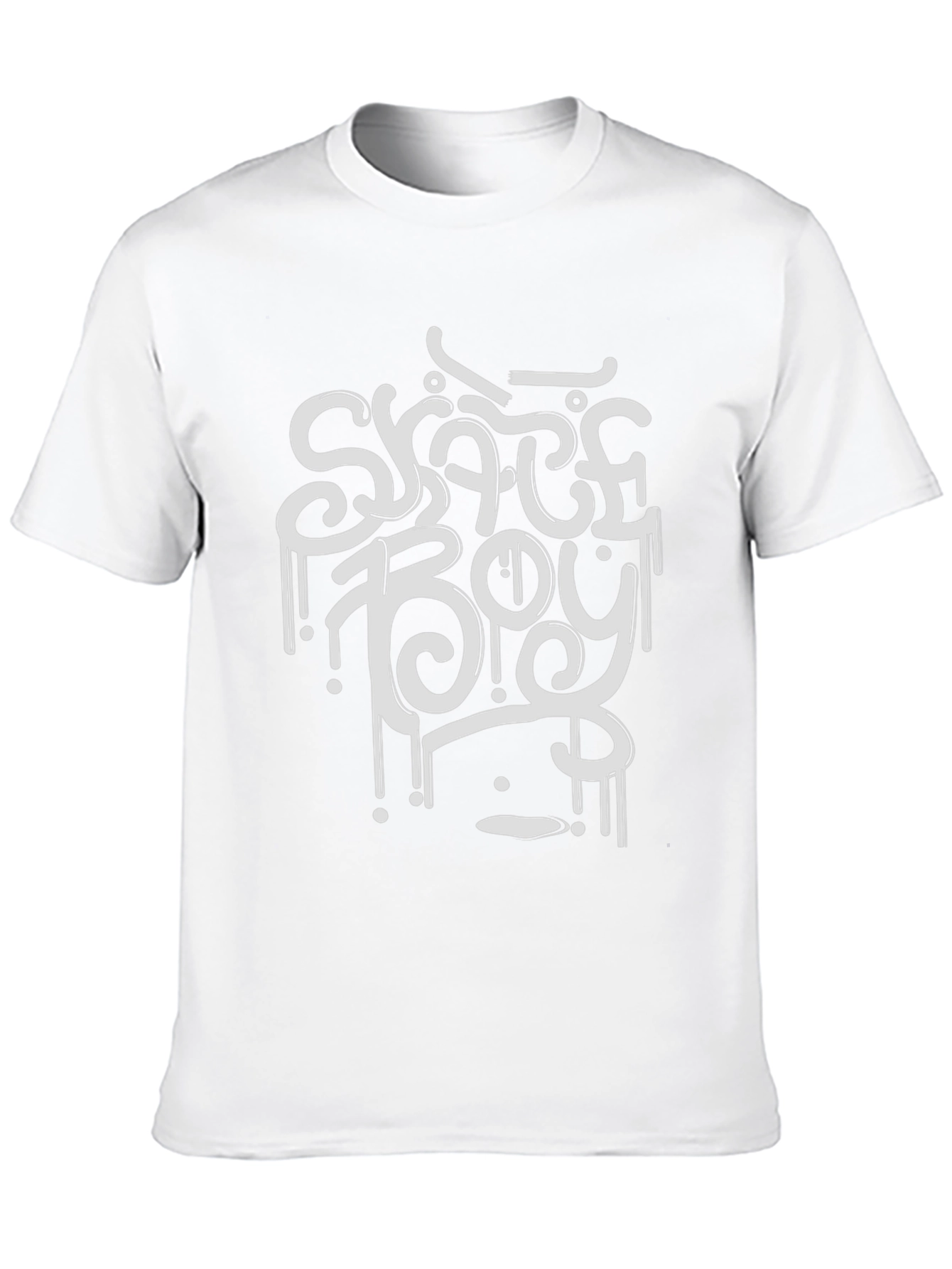 Skate Boy Graphic Tee - Black