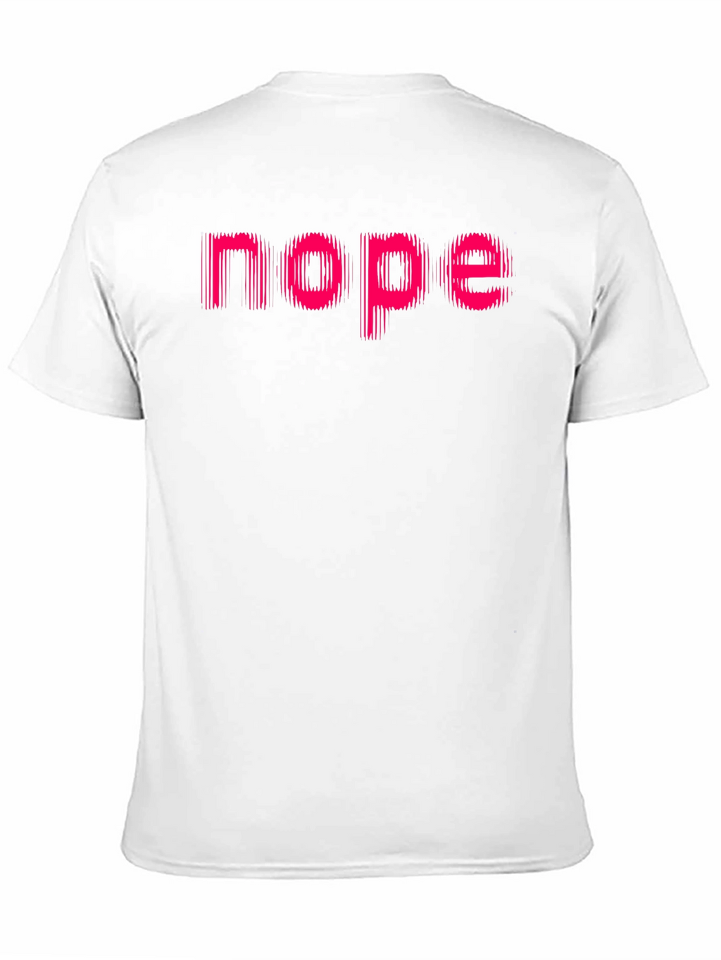 Nope Graphic Tee - Mens Black Casual Shirt