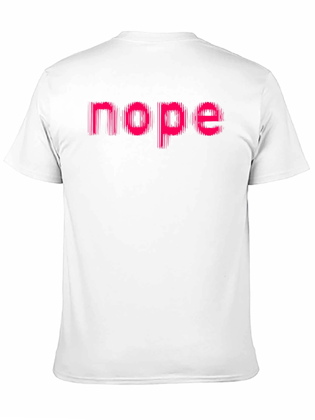 Nope Graphic Tee - Mens Black Casual Shirt