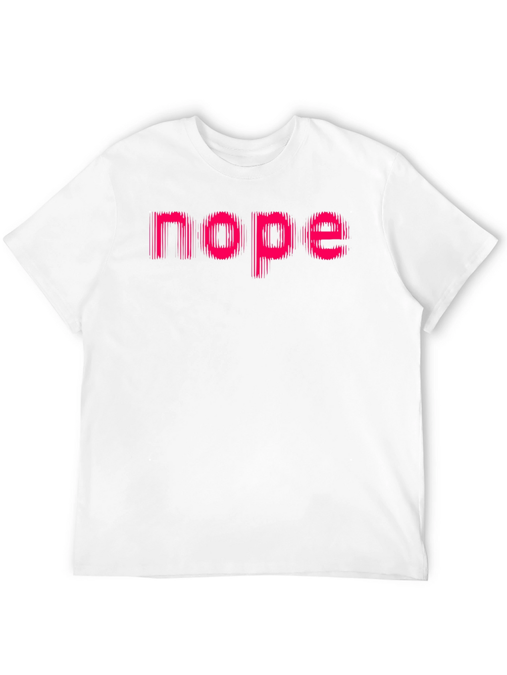 Nope Graphic Tee - Mens Black Casual Shirt