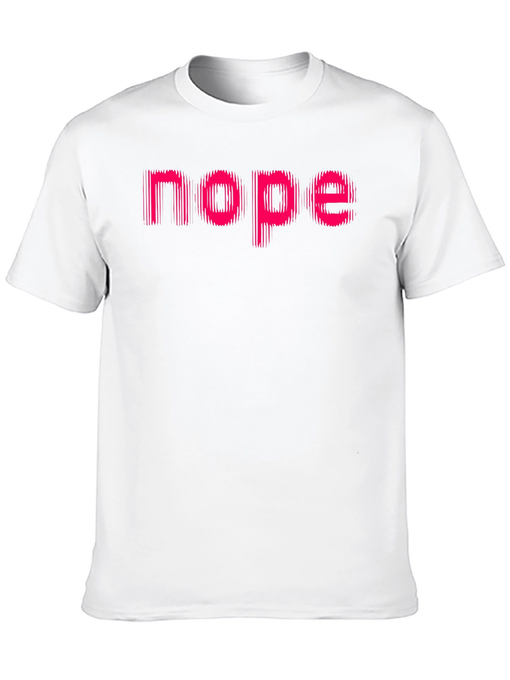 Nope Graphic Tee - Mens Black Casual Shirt