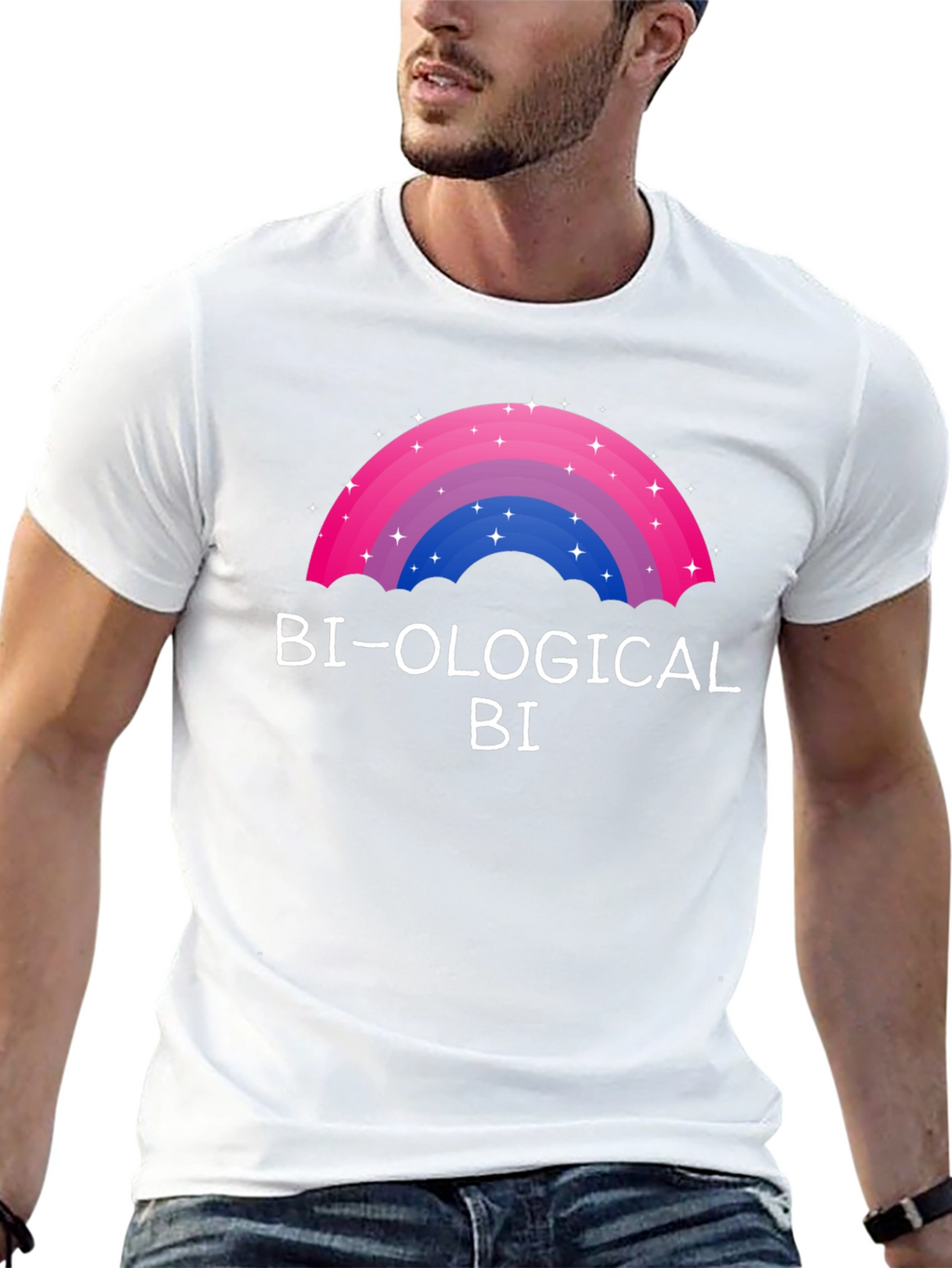 Bi-Ological Bi T-Shirt - LGBTQ+ Pride