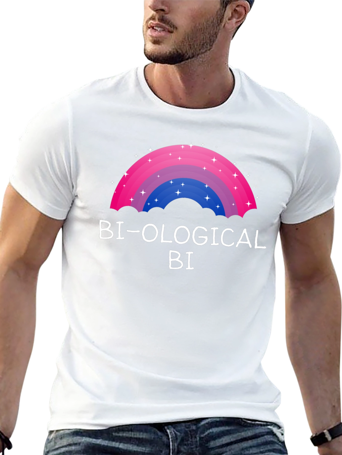Bi-Ological Bi T-Shirt - LGBTQ+ Pride