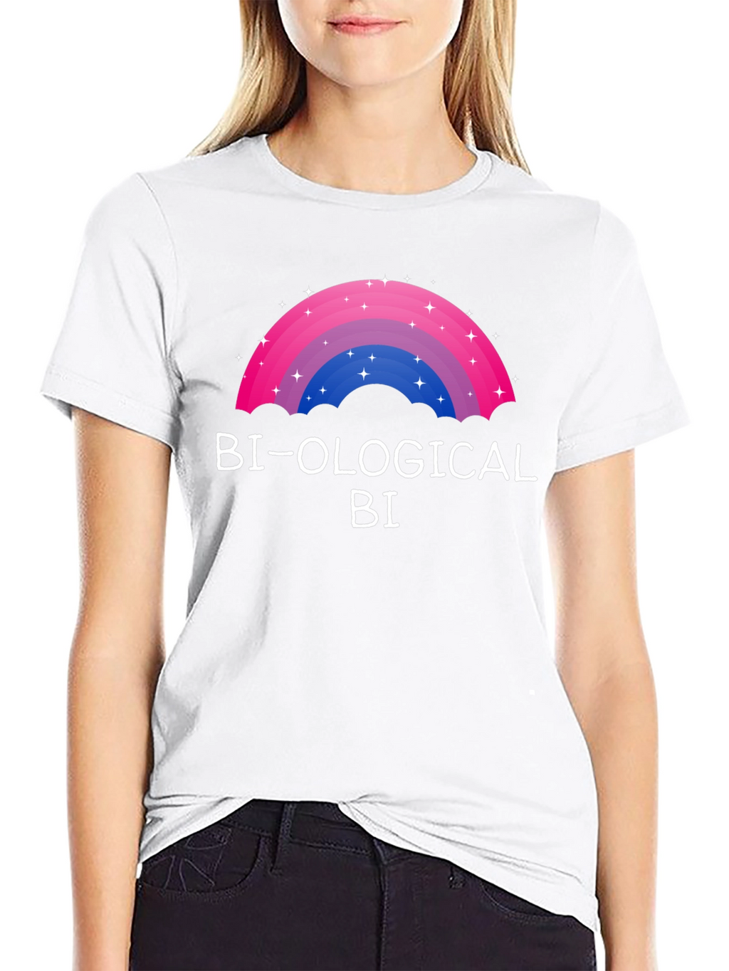Bi-Ological Bi T-Shirt - LGBTQ+ Pride
