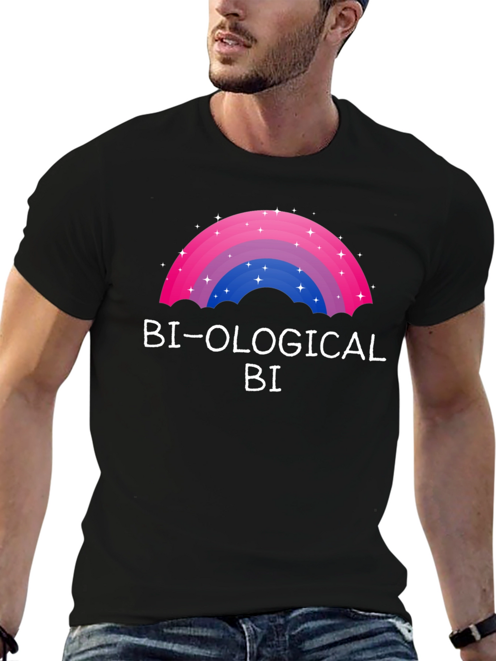 Bi-Ological Bi T-Shirt - LGBTQ+ Pride