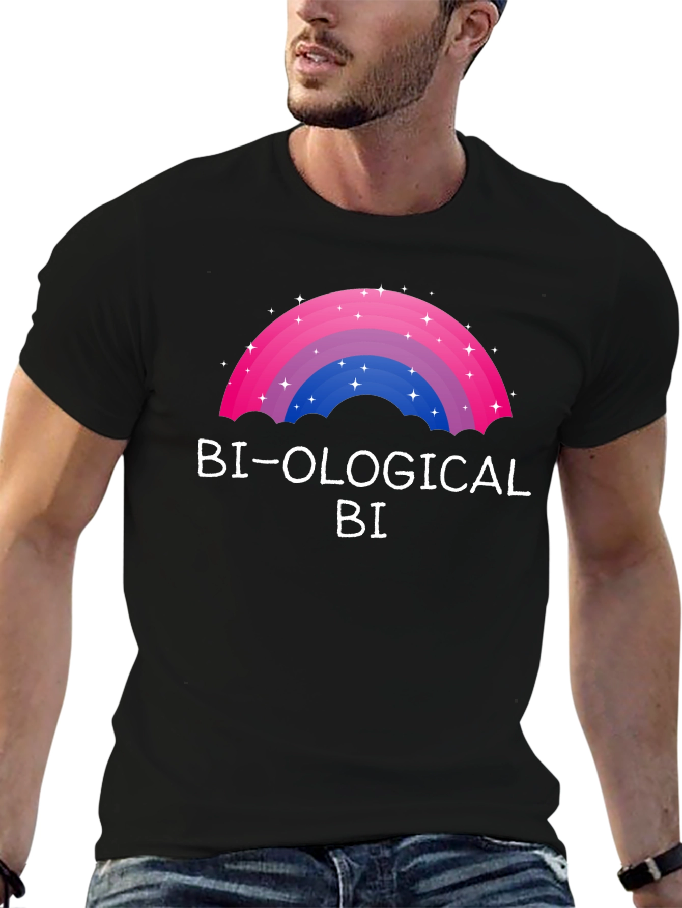 Bi-Ological Bi T-Shirt - LGBTQ+ Pride
