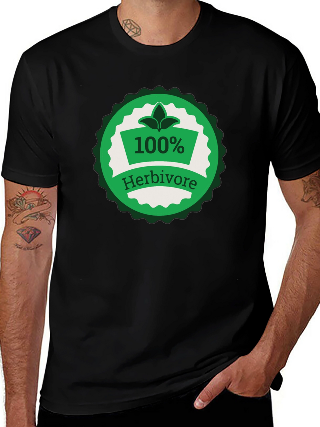 Herbivore T-Shirt - 100% Vegan Friendly