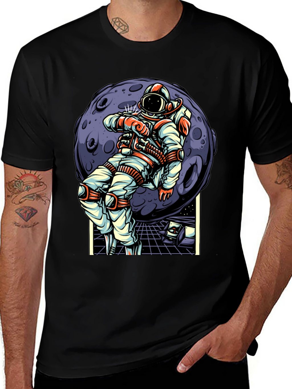 Astronaut Moonwalk T-Shirt - Space Adventure Tee