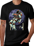 Astronaut Moonwalk T-Shirt - Space Adventure Tee