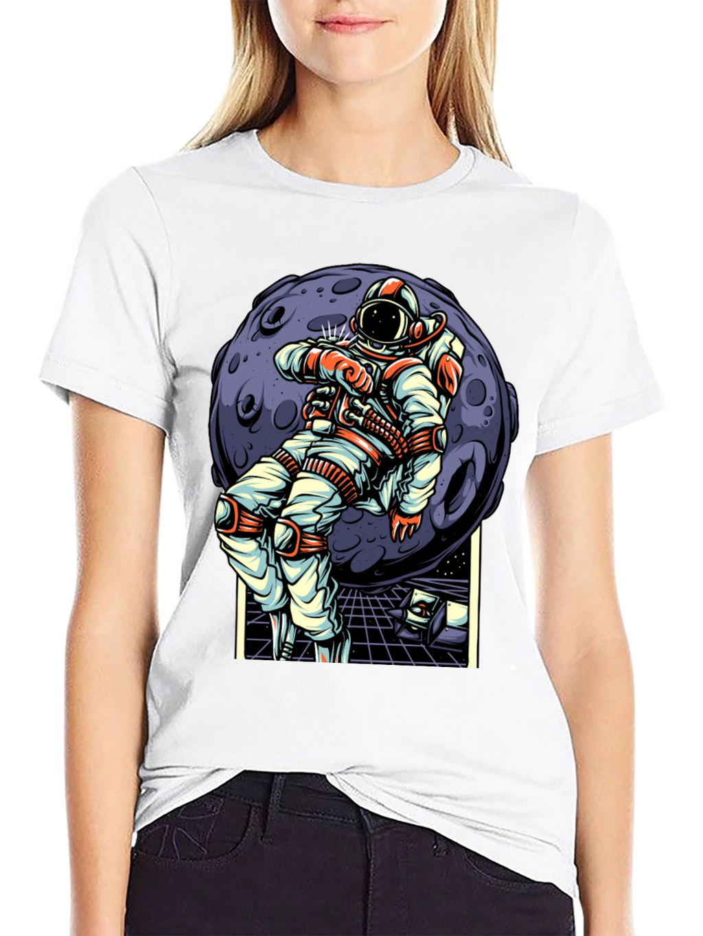 Astronaut Moonwalk T-Shirt - Space Adventure Tee