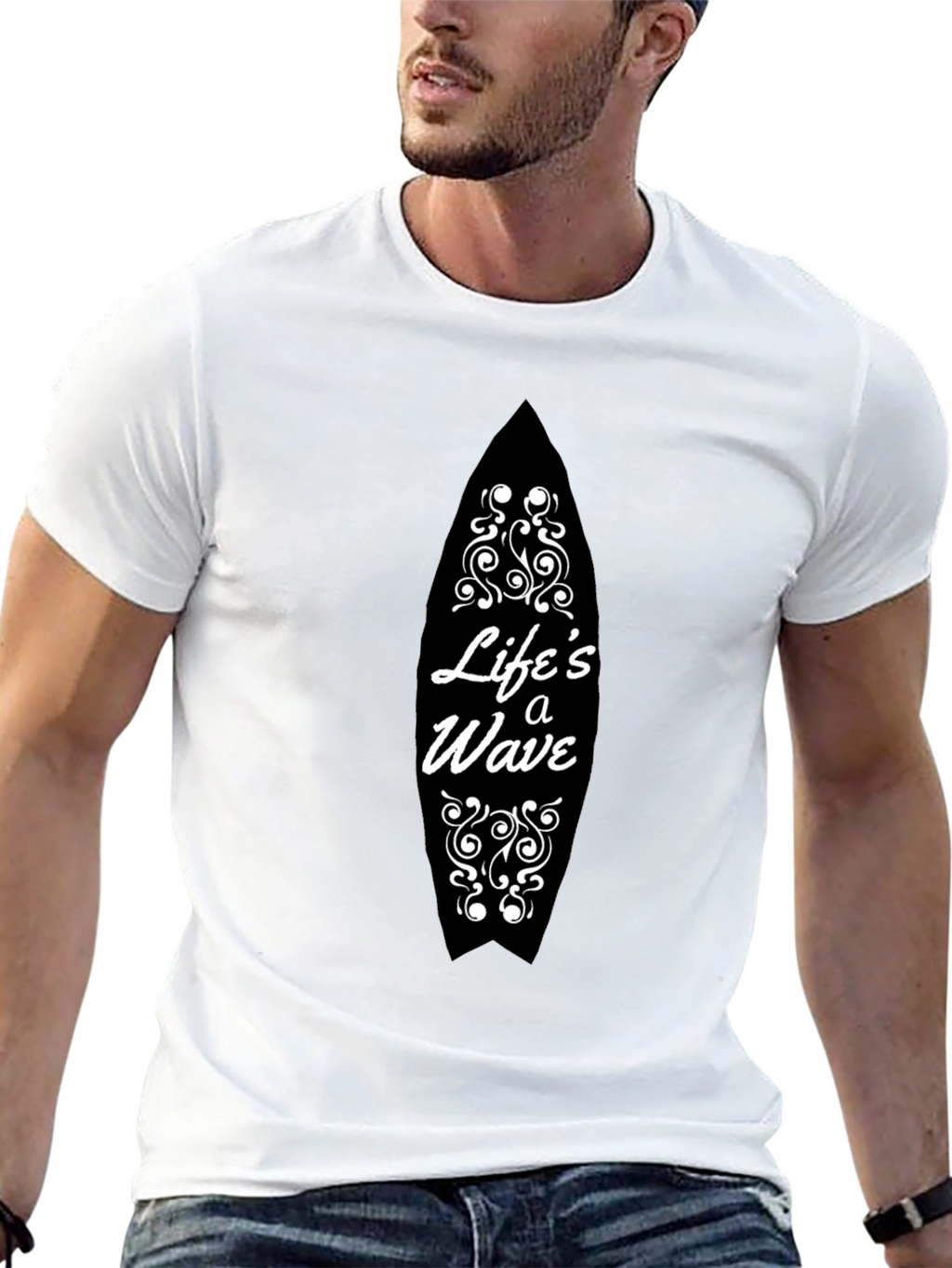 Lifes a Wave Graphic Tee