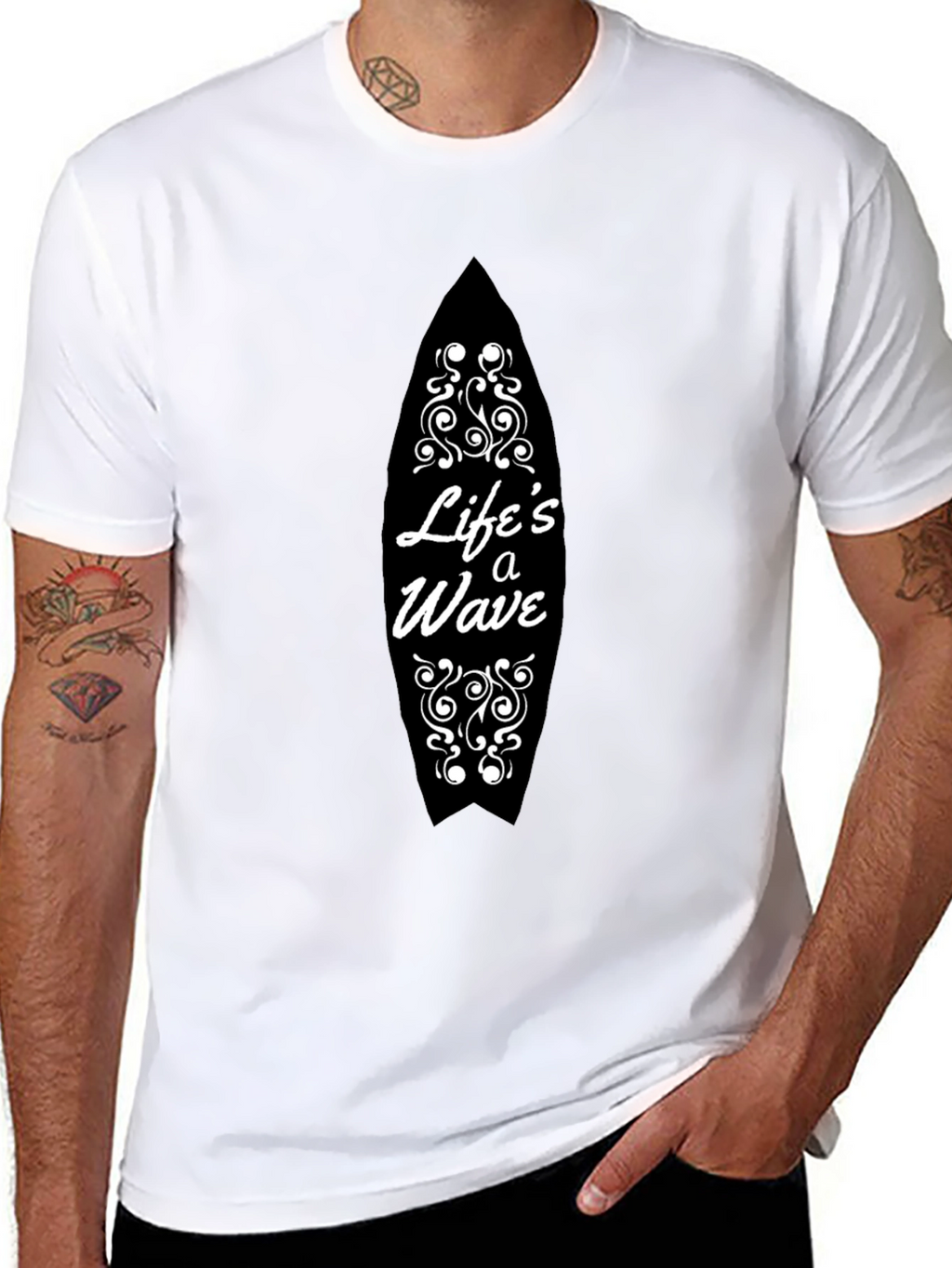 Lifes a Wave Graphic Tee